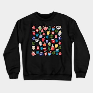 Festive Christmas Yummilicious Drinks Crewneck Sweatshirt